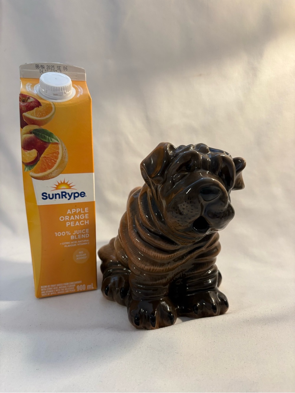 Sharpei dog collectable teapot